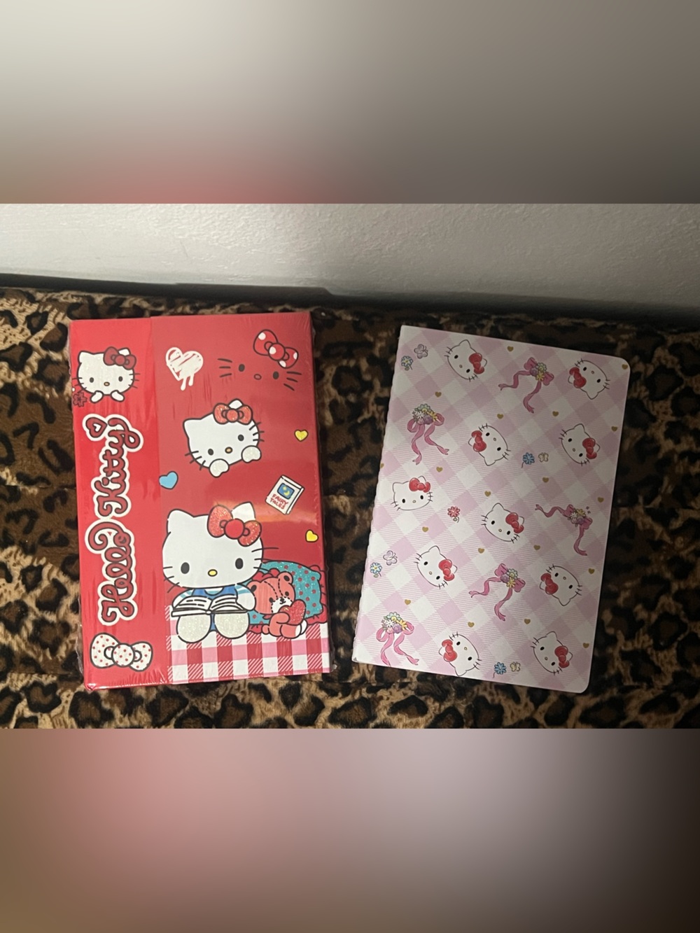 Hello Kitty Red & Pink Notebooks